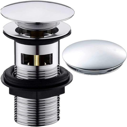 Drain pour bain auto-portant noir ou chrome