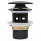 Drain pour bain auto-portant noir ou chrome